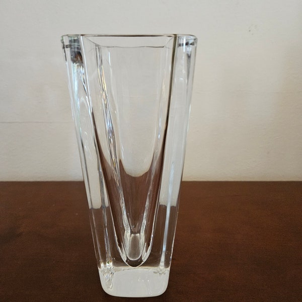 Orrefors Crystal Vase Etsy