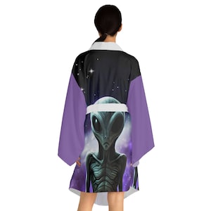 Alien Long Sleeve Kimono Robe