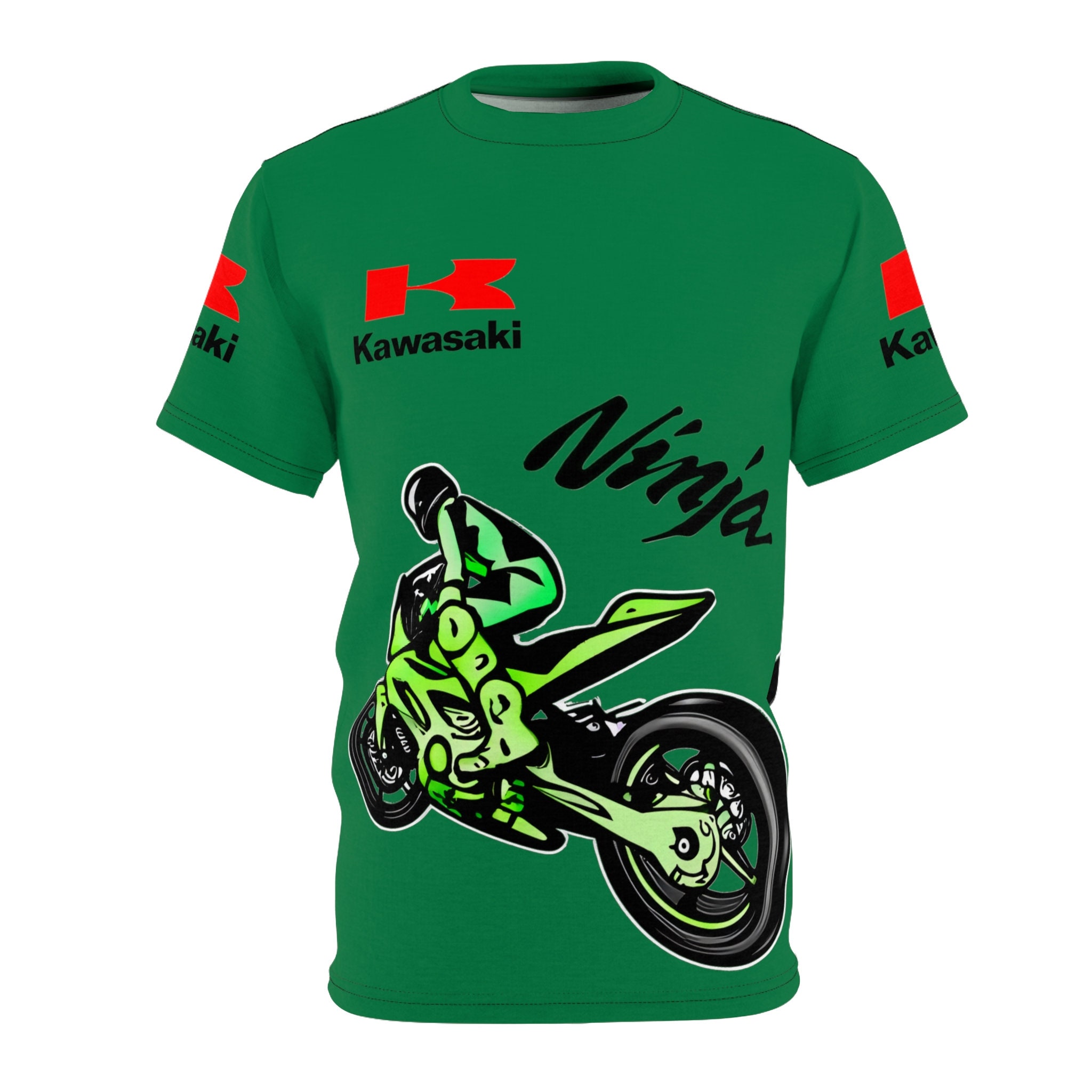 Cool Kawasaki Ninja ZX-4RR Motorcycle T-shirt. 
