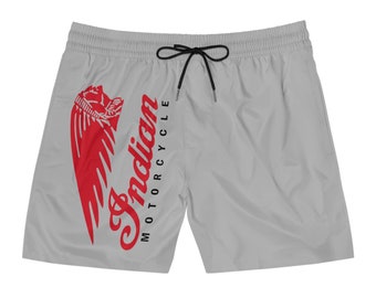 Indian Motorcycle Men's Mid-Length Swim Shorts