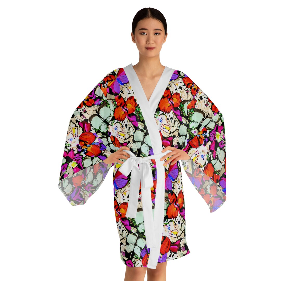 Pams Pattern Kimono Robe - Etsy