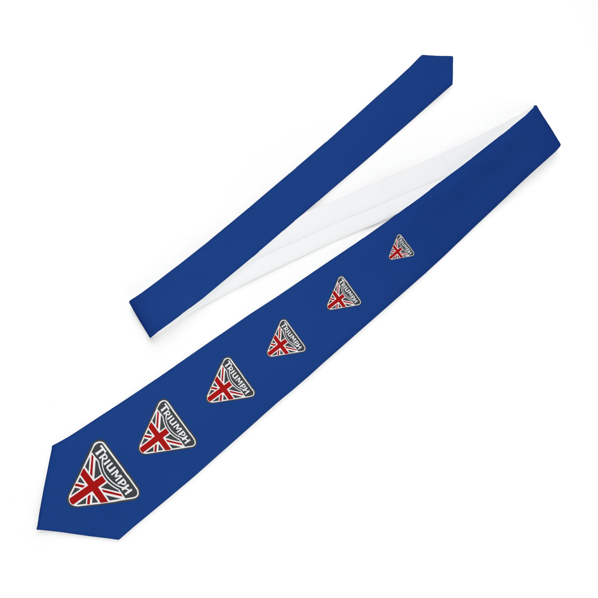 Triumph Logo Necktie: Silky Polyester Tie