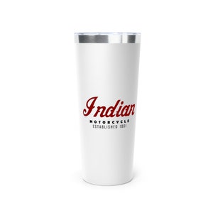 Indian Motorcycle Copper Vacuum Insulated Tumbler, 22oz
