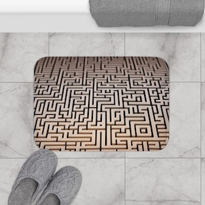 A Maze Bath Mat