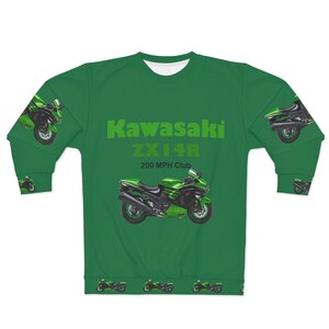 Kawasaki zx14r 200mph club Unisex Sweatshirt