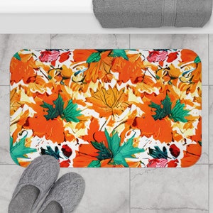 Matching Fall Bath Mat