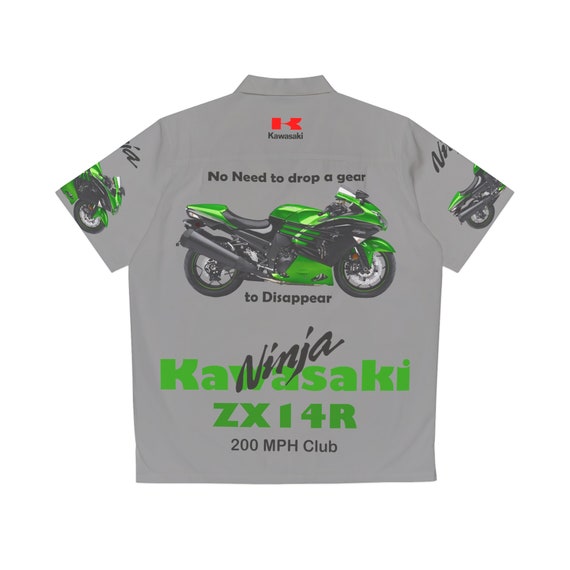 Kawasaki Ninja 200 MPH Club Men's Hawaiian Shirt - Etsy