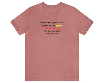 Humorous Funny Chuck Norris Sayings Jersey Short Sleeve Tee