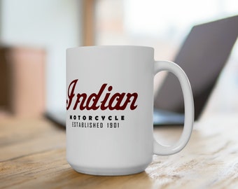 Indian Motorcycle Ceramic Mug 15oz