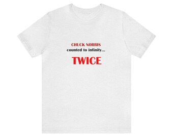 Chuck Norris humor,  A funny Jersey Short Sleeve Tee