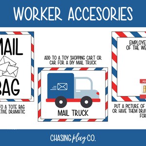 Post Office Dramatic Play, Mailman Dramatic Play, Pretend Play ...