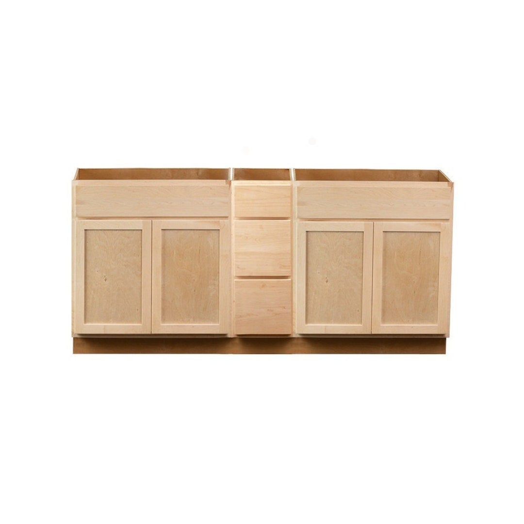 Unfinished Bathroom Vanity 60 Inches for Double Sink - Ready-to ...