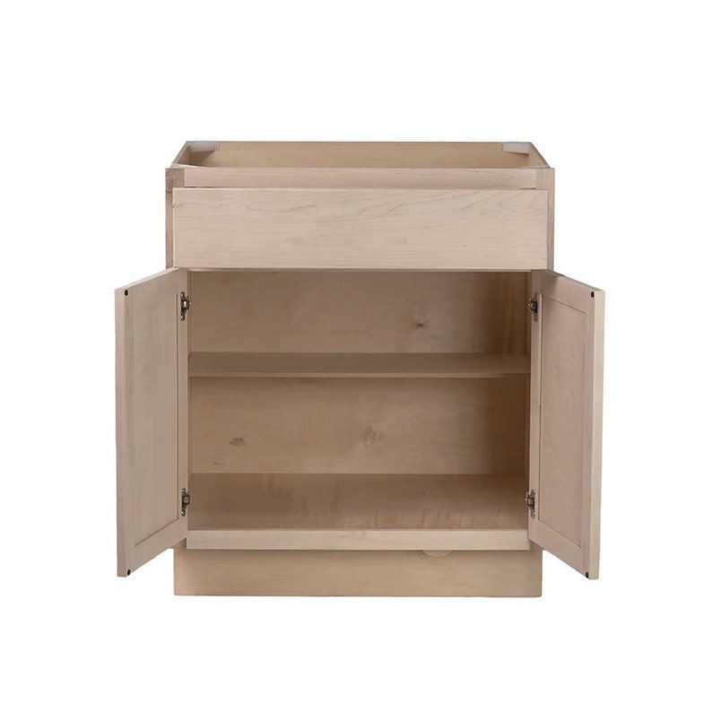 Unfinished Maple Base Cabinet - Kitchen Cabinets