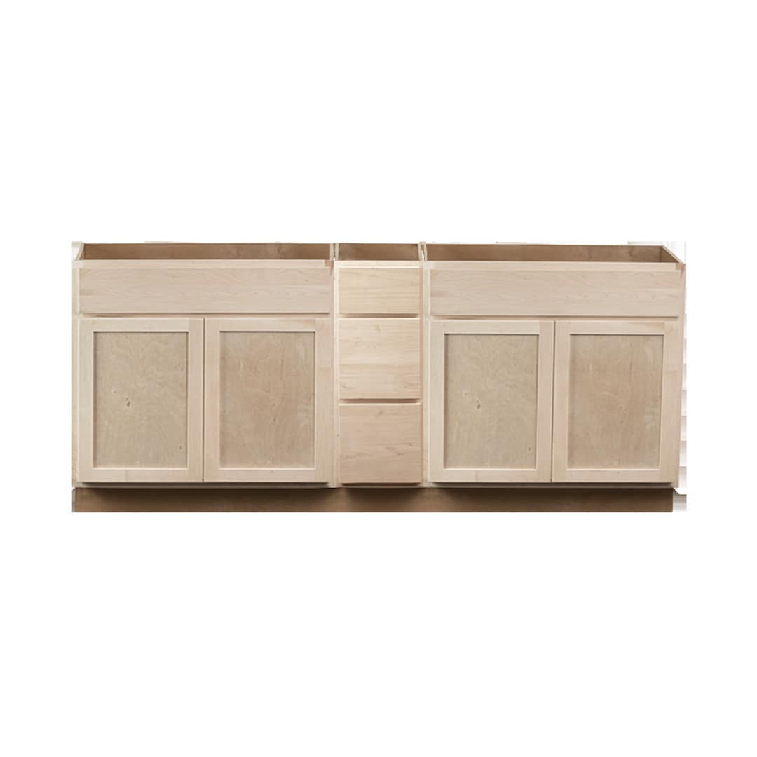 Unfinished Bathroom Vanity 72 Inches for Double Sink - Ready-to ...