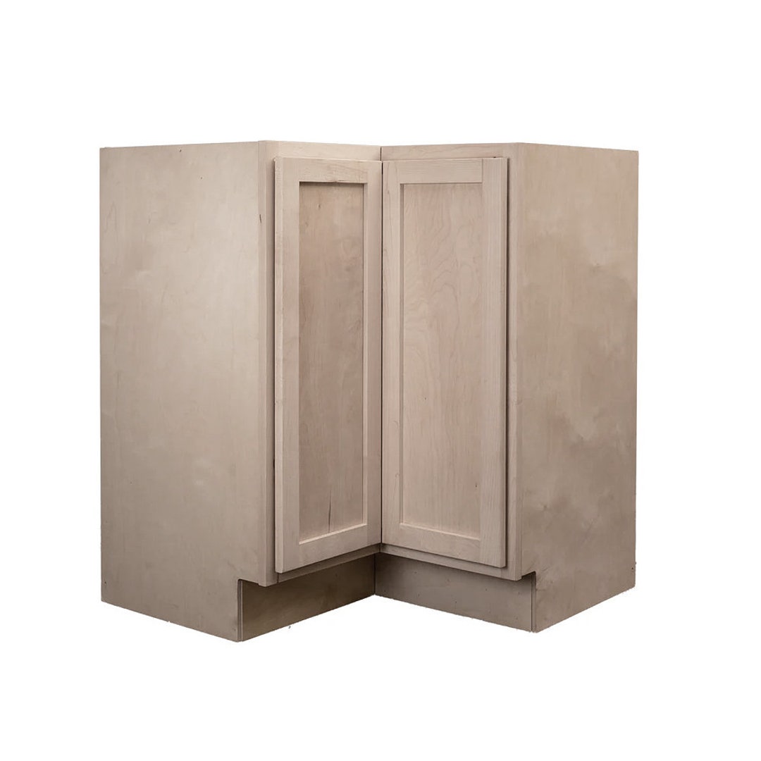 Unfinished Lazy Susan Corner Base Readytoassemble RTA Raw Maple DIY