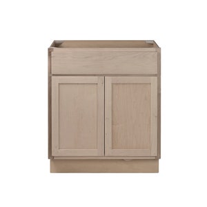 Unfinished Maple Base Cabinet - Kitchen Cabinets