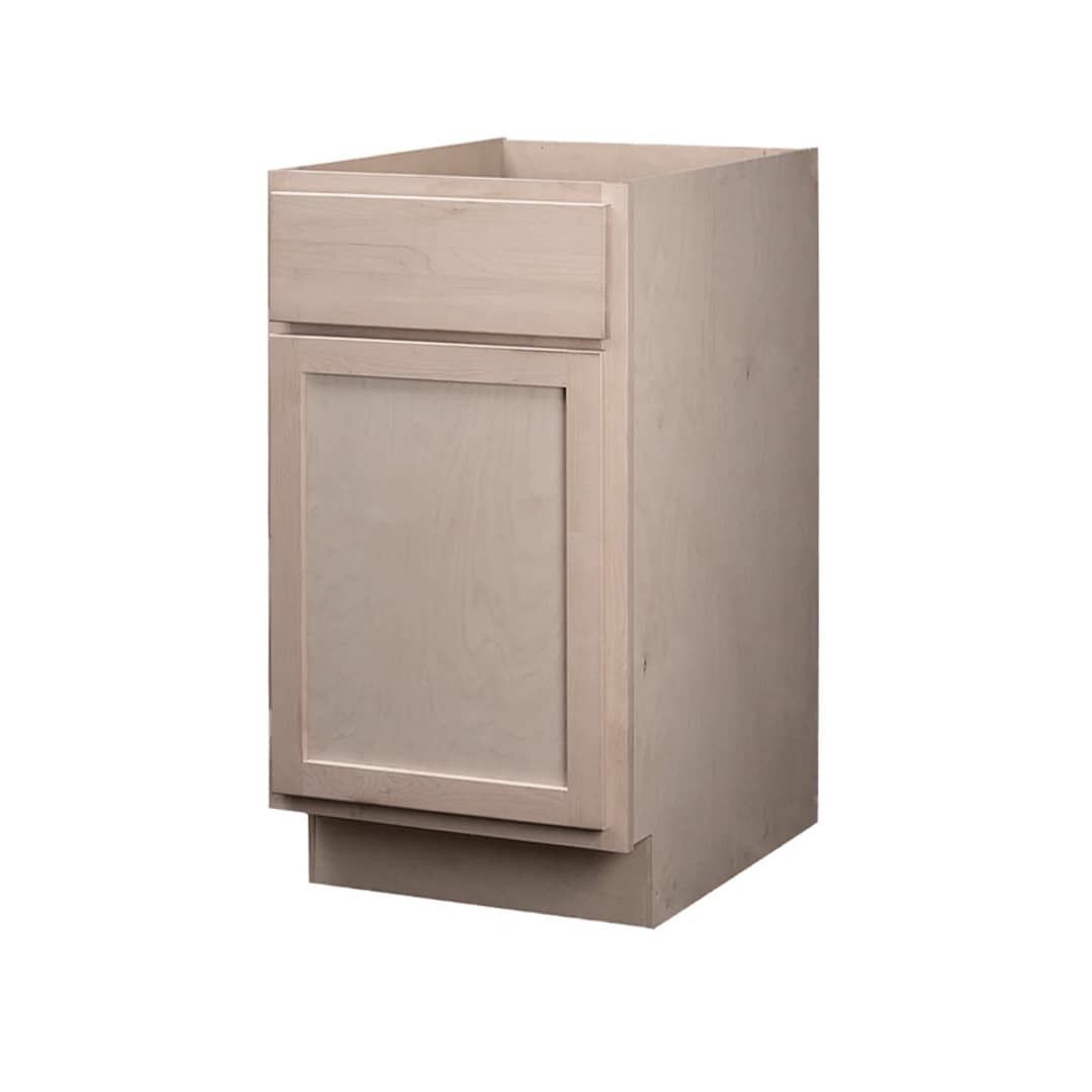 Unfinished Base W/ Single Door and Drawer Readytoassemble RTA