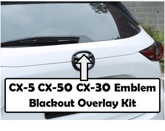 CX-5 CX-50 cx30 Emblem Blackout Overlay Kit, for Mazda CX5 CX 50, car accessories