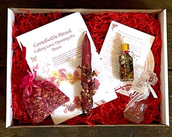 Love Ritual Candle Spell Kit - Magnetic Attraction & Sensual Energy | Ceridwela™ Witchcraft