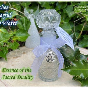 CURSE BREAKING and REVERSAL  Sacred Water for Magic. Wiccan, Witch altar and ritual tool, holy water for anointing and Moon Water.