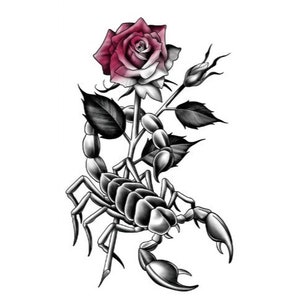 Desert Warrior: Scorpion Temporary Tattoo
