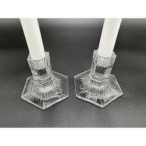 Tiffanys and Co Crystal Candlesticks - Etsy