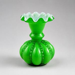 Green Fenton Glass - Etsy
