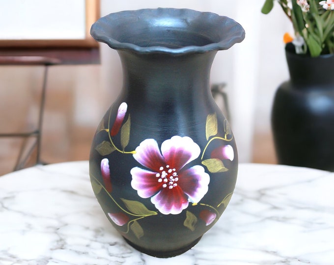 Flower vases, Pansy Vases, Handmade Vases, Ceramic vases, Pottery gifts, Gifts for mom, Vases, Pottery Vases, New home gift, Gifts for her