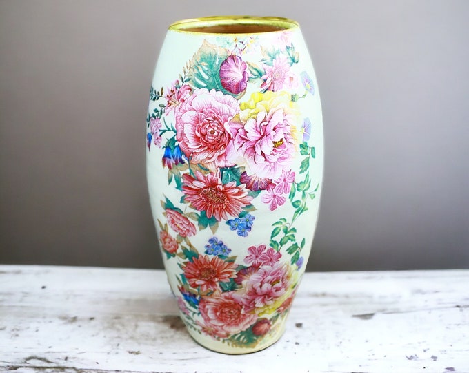 Wildflower vase, Handmade Vases, Ceramic vases, Floral Spring Decor, Gifts for mom, Flower vases, Pottery Vases, New home gifts, Clay Vases