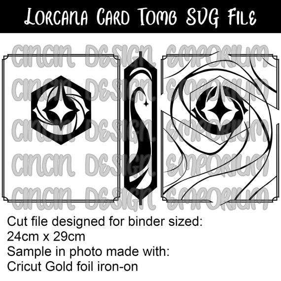 Conception du tombeau de cartes Lorcana classeur -  France