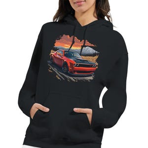 Challenger Unisex Hoodie | Muscle Car Lover Gift