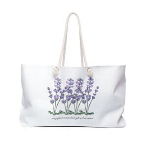 Christian Weekender Bag, Scripture Overnight Tote