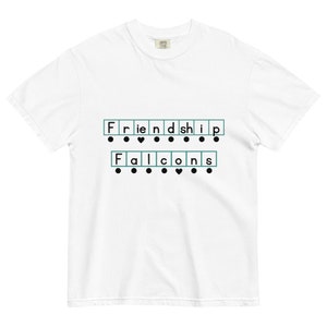 T-shirt couleur confort à texture orthogonale Friendship Falcons