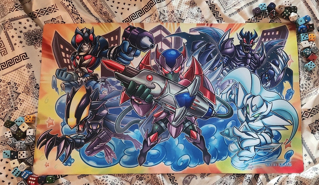 Toon Elemental Hero Yugioh Playmat Etsy