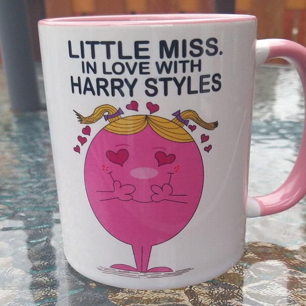 Little Miss Love Harry Styles Coffee Mug Gift Personalised Christmas Birthday Present