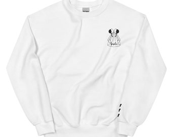 Disney Bride Sweatshirt | Embroidered Wedding Sweatshirt for Disney | Bachelorette Party Sweatshirt | Mickey Mouse Bridal Sweatshirt