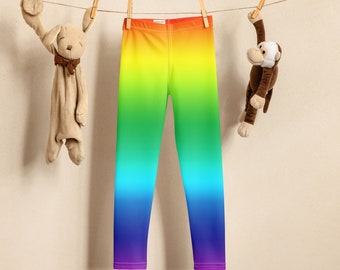 Neon Rainbow Kids legging, peuters legging