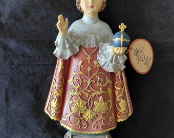 Infant Jesus of Prague Statue 11.5 " High Giovanni Giftware Collection LG Vintage Handmade Figure Figurine