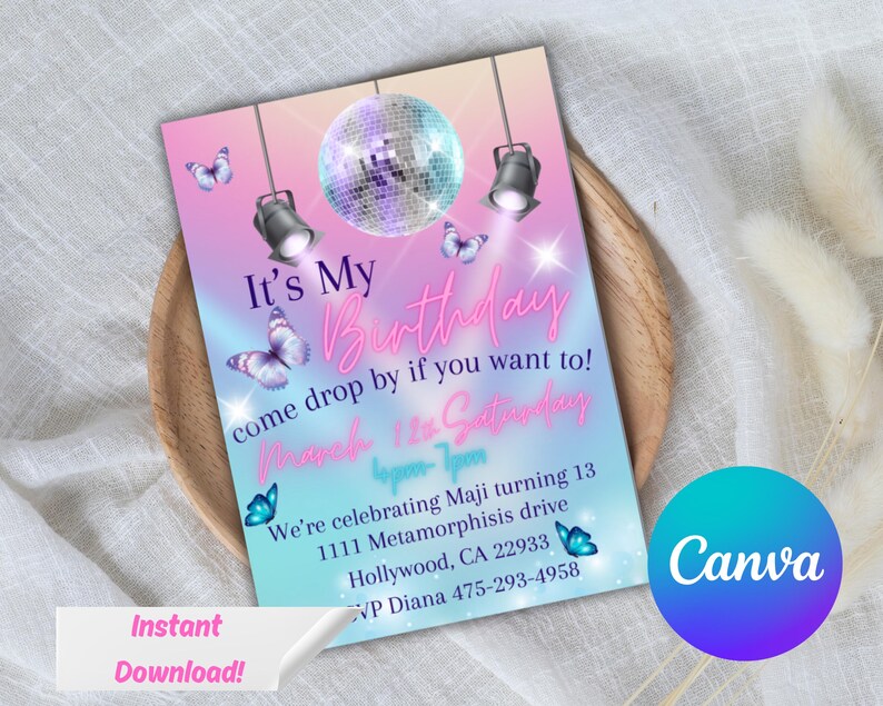 It's My Birthday Invitation - Etsy