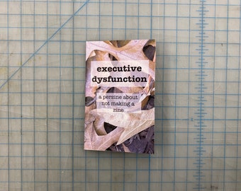 Exekutive Dysfunktion // Mini Zine als Einzelblatt