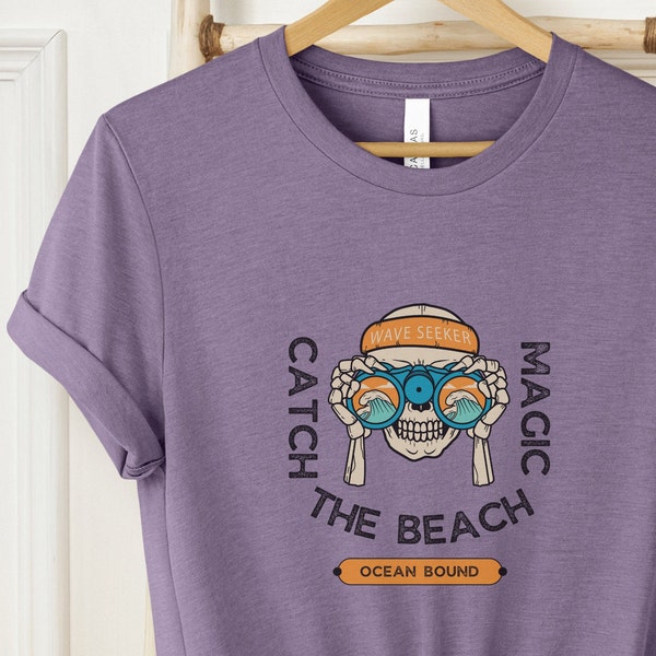 Surfing Skeleton Shirt, Surf Summer Vibes Tee, Skeleton Giftful T-shirt For Him, Summertime Tee Surf Gifts For Her, Retro Gift Teenager 3X