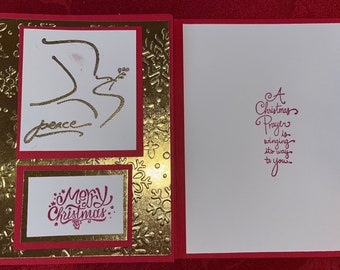 Pack of 8 Beautiful Handmade Christmas Cards