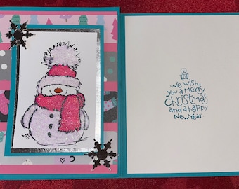 Pack of 8 Beautiful Handmade Christmas Cards