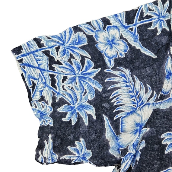Batik Bay Vintage Hawaiian Button Up Short Sleeve… - image 7