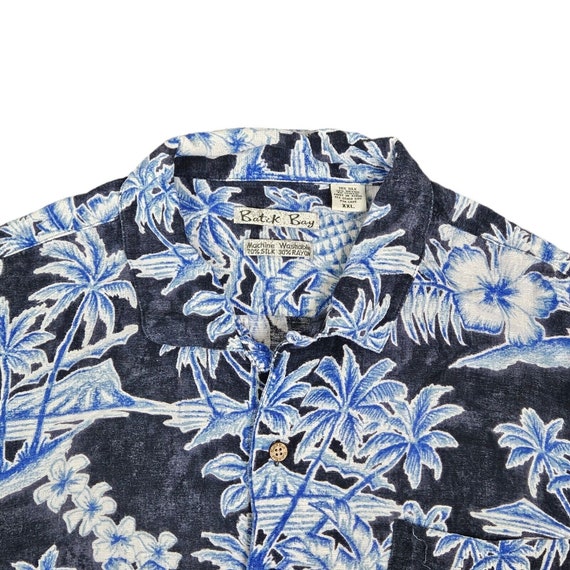 Batik Bay Vintage Hawaiian Button Up Short Sleeve… - image 2