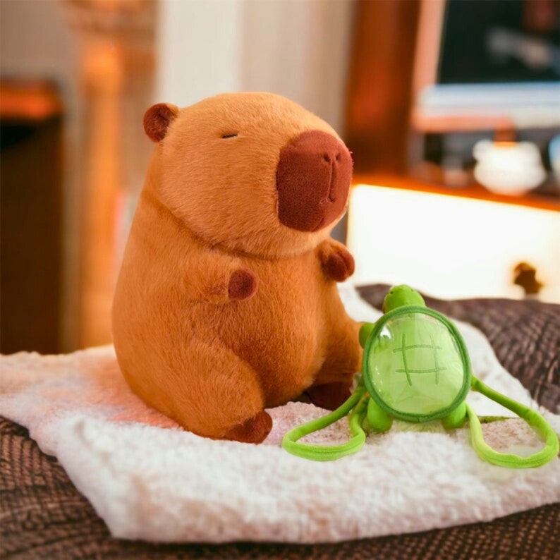 Soft Capybara Plushie Capybara Plush Toy Stuffed Animal Etsy Sweden