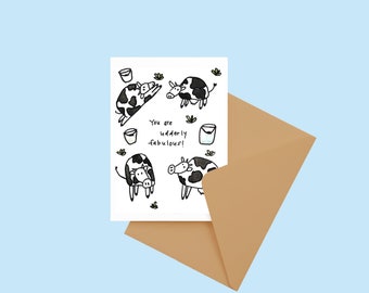 Utterly Fabulous - Greeting Card