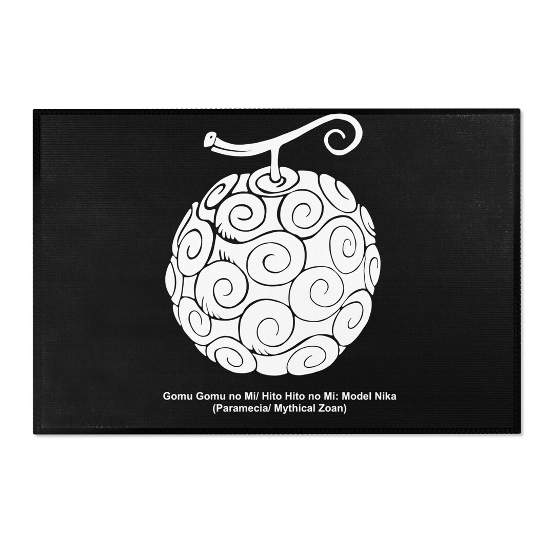 One Piece Devil Fruit Luffy Devil Fruit Eater Area Rug Etsy