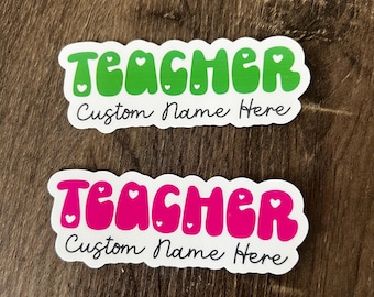 Sticker professeur personnalisé | Stickers enseignants personnalisés | Conçu pour les enseignants