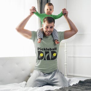Pickleball Dad T-Shirt pickle ball shirt Pickleball merch Father&#39;s Day Gift pickleball shirt design funny pickle ball shirts pickleball